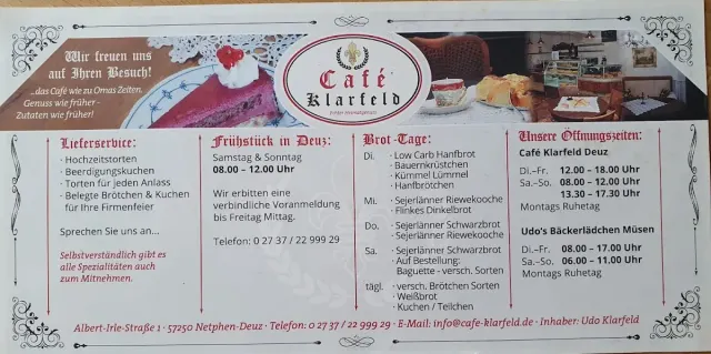 BookNoFees: Restaurant – Café Klarfeld – Hilchenbach – Café Klarfeld, photo 3