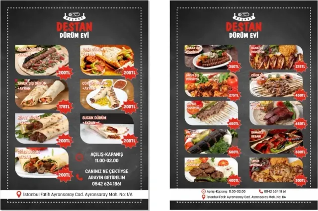 BookNoFees: Snack bar – Dürümcü - Destan Kebap & Dürüm – Istanbul – Dürüm Shop - Destan Kebap & Dürüm, photo 2
