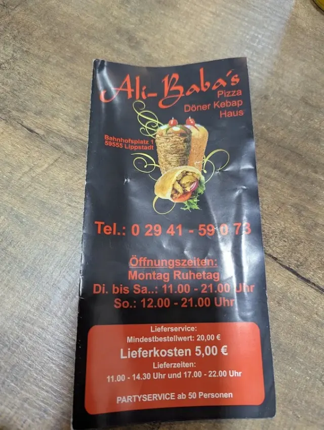 BookNoFees: Restaurant – Ali Baba Pizza Döner Kebab Haus – Lippstadt – Ali Baba Pizza, Döner Kebab Haus, photo 2
