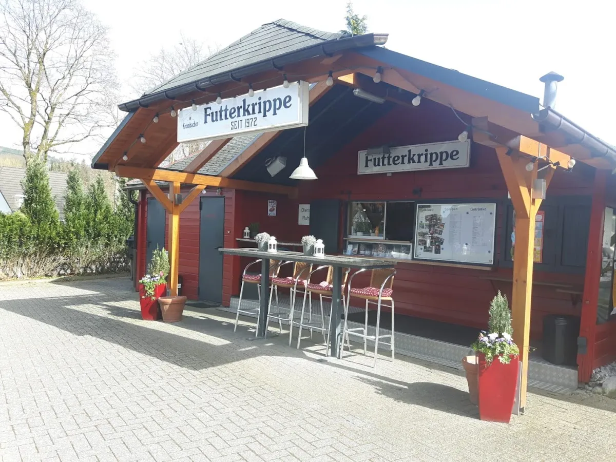 BookNoFees: Restaurant – Futterkrippe – Kreuztal – feeding trough, photo 1