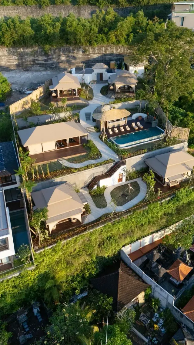 BookNoFees: Peaceful Canvas Tent with Pool and Ocean View – Uluwatu