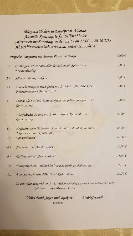 BookNoFees: Restaurant – Bürgerstübchen – Ennepetal – Community Café, photo 2