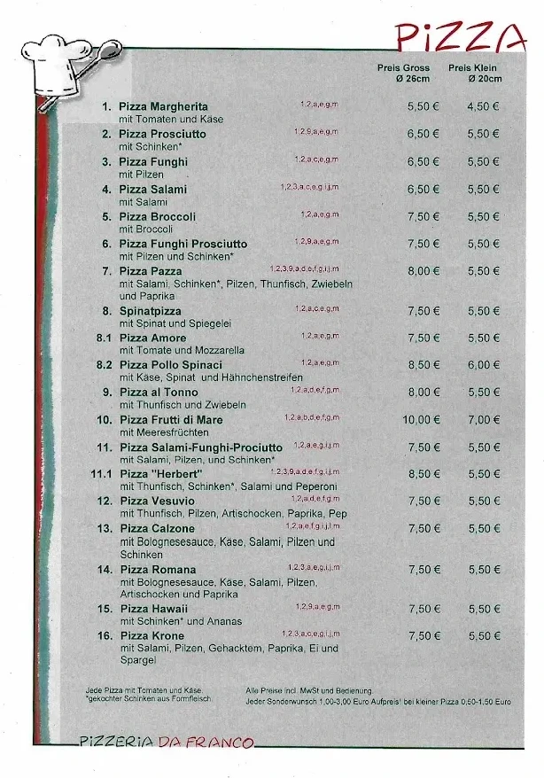 BookNoFees: Restaurant – Pizzeria da Franco – Rüthen – Franco's Pizzeria, photo 3