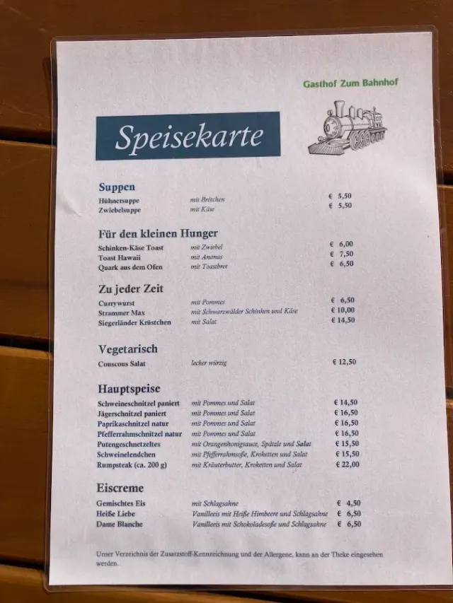 BookNoFees: Restaurant – Gasthof zum Bahnhof – Bad Berleburg – Gasthof zum Bahnhof, photo 2