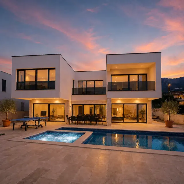 BookNoFees: विला जस्ट बी लाइट · 5BR · पूल · जकूज़ी · 303m² – Kaštel Stari